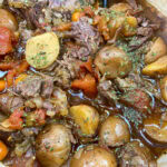 Chuck roast in a dutch oven