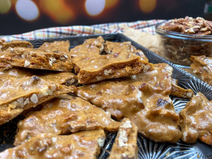 Easy Pecan Brittle Recipe Back To My Southern Roots