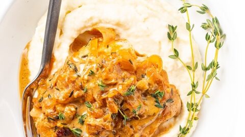 Image for Baked Smothered Pork Chops Recipe With Onion Gravy