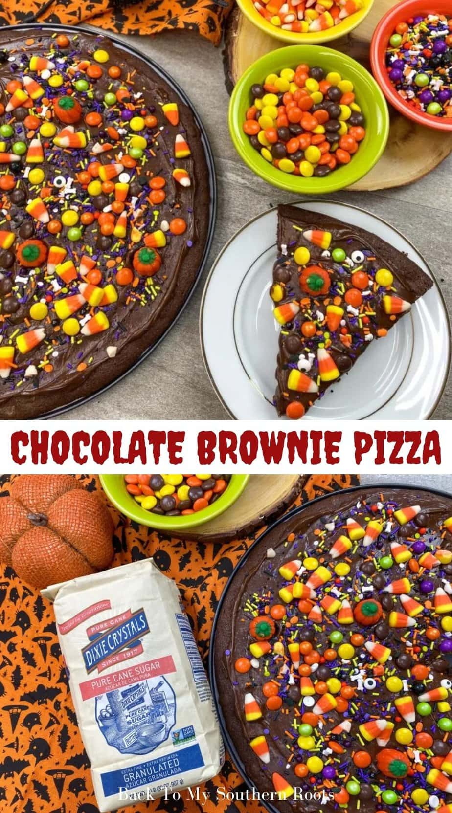 Chocolate Brownie Pizza Recipe Back To My Southern Roots