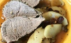 Image for Instant Pot Pork Tenderloin with Apple Cranberry Sauce