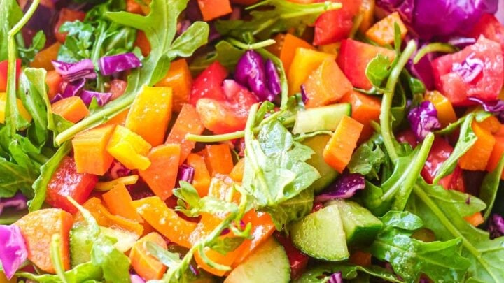 Image for Chopped Rainbow Veggie Salad