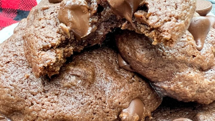 Double chocolate chip cookies