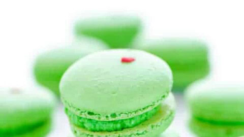 Image for Grinch Heart Macarons