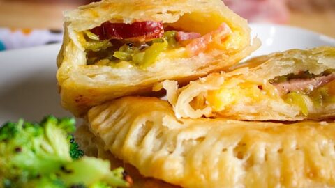 Image for Ham and Cheese Hand Pies with Butternut Squash and Green Chilies