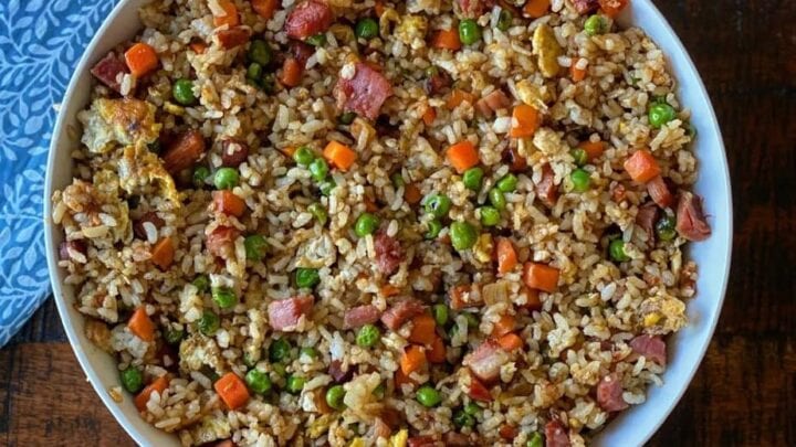 ham and fried rice