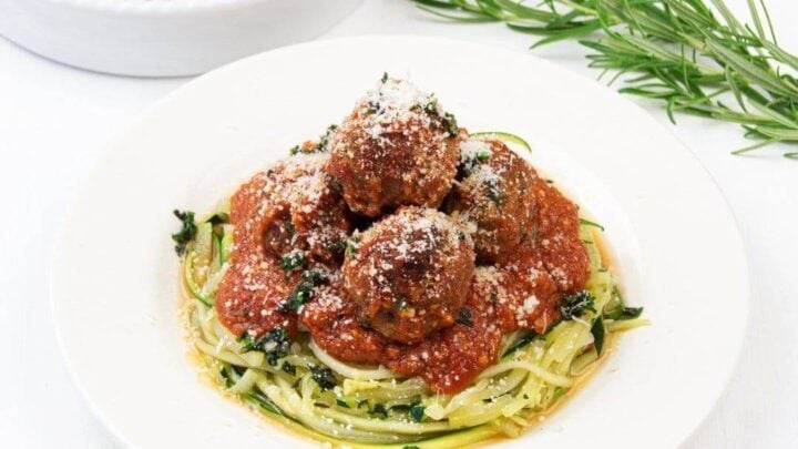 Image for Keto Meatballs  Italian Slow Cooker Meatball Recipe (Low Carb, Gluten Free)