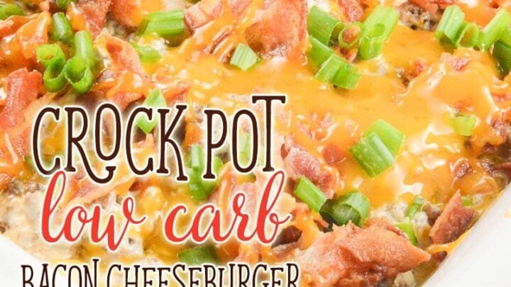 Image for Crock Pot Low Carb Bacon Cheeseburger Casserole