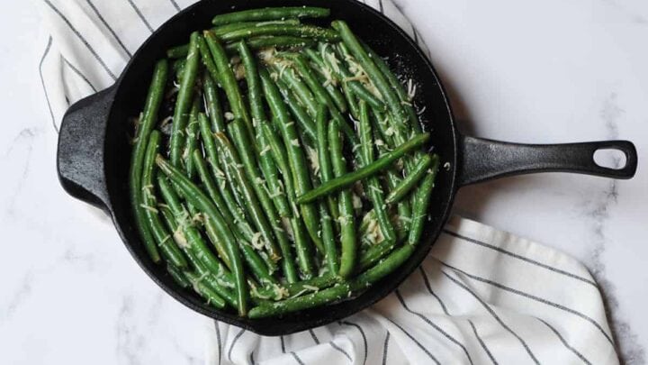 Image for Cast Iron Skillet Green Beans {super easy recipe}
