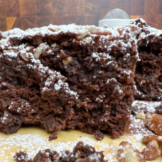 Brownies with banana