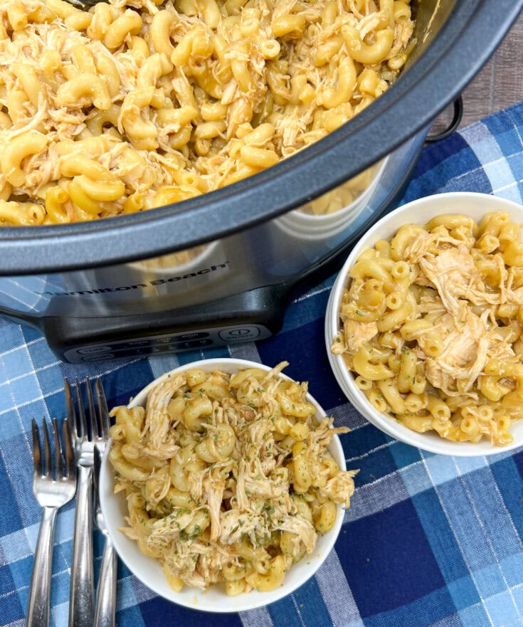 Easy Slow Cooker Chicken And Pasta Back To My Southern Roots