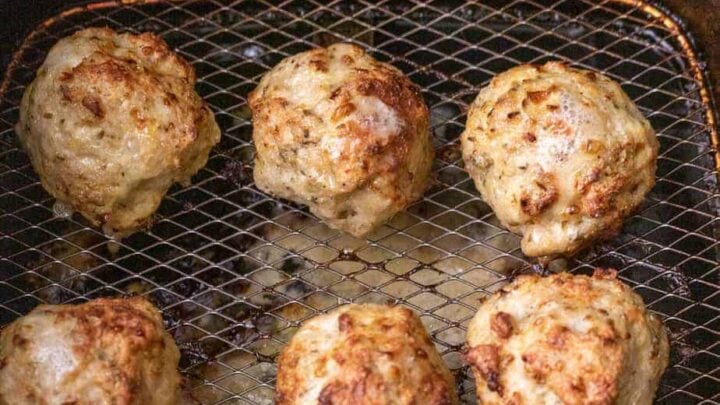 Image for Air Fryer Greek Chicken Meatballs