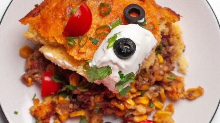 Image for EASY Mexican Cornbread Casserole with Ground Beef