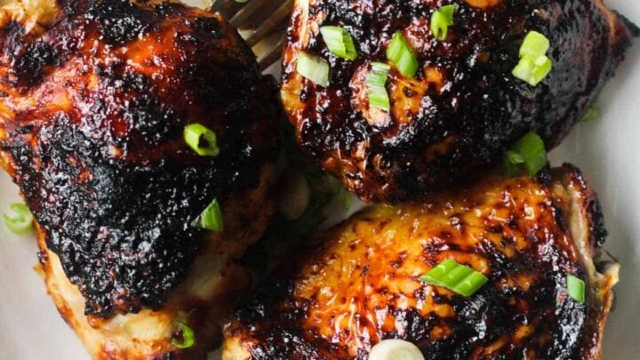 Image for The Best Air Fryer BBQ Chicken Thighs