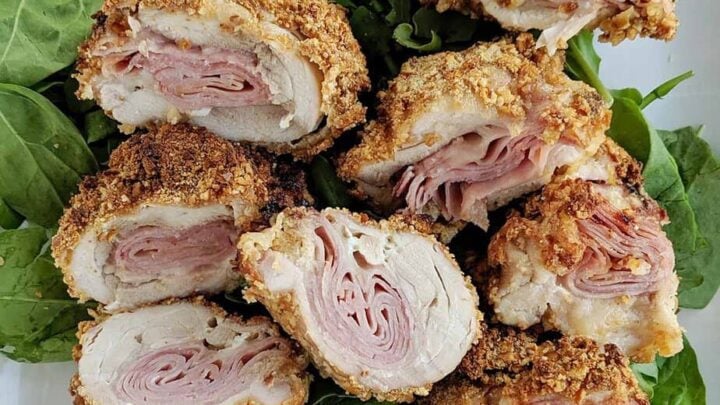 Image for Air Fryer Pretzel Chicken Cordon Bleu