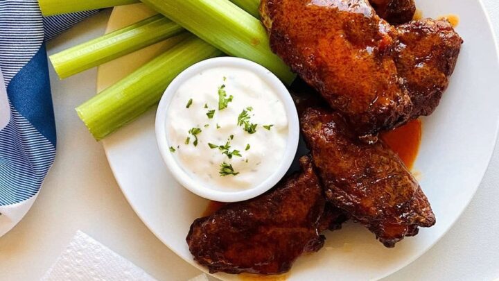 Image for Air Fryer Frozen Chicken Wings
