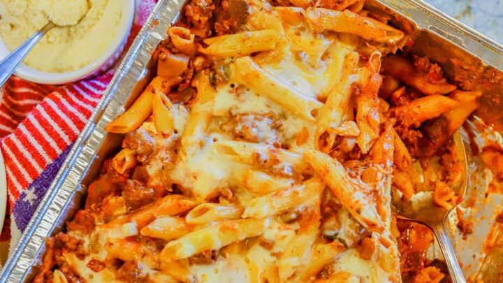 Image for Baked Penne Pasta with Meat Sauce
