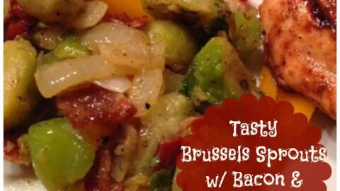 Image for Tasty Brussels Sprouts with Bacon & Garden Veggies