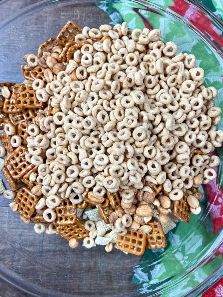 Easy Christmas Chex Mix Recipe With M&Ms Back To My Southern Roots