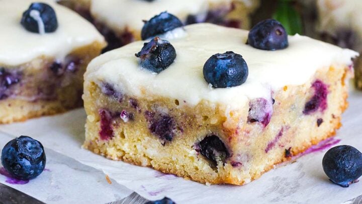 Image for Frosted Blueberry Blondies
