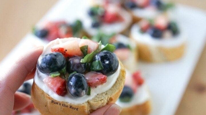 Image for Strawberry Blueberry Poppy Seed Bruschetta