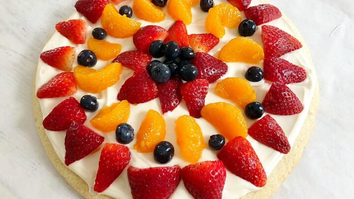 Image for The Best Sugar Cookie Fruit Pizza