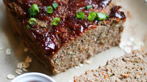 Image for Simple Meatloaf (With Oatmeal And Veggies)