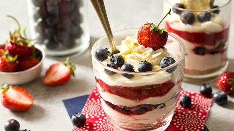 Image for Red White and Blue Cheesecake - Homemade In The Kitchen