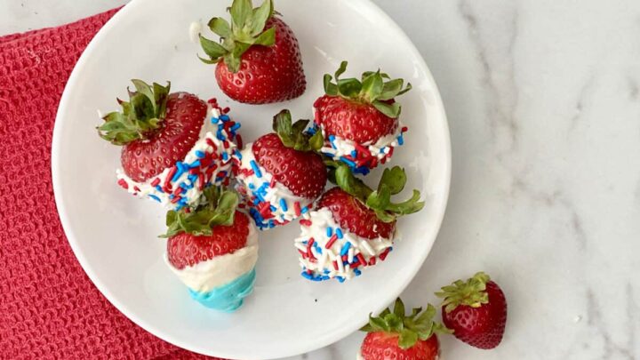 Image for Red, White, And Blue Strawberries for The 4th of July