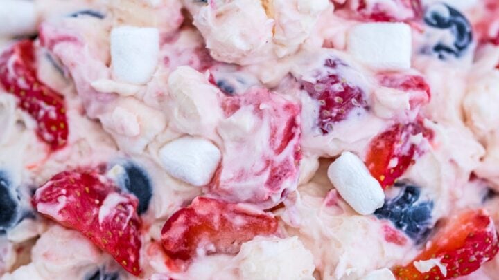 Image for Red White and Blue Cheesecake Salad