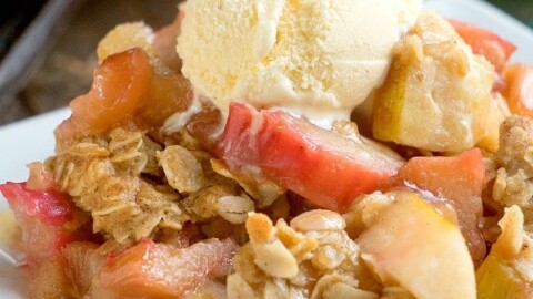 Image for Rhubarb Apple Crisp is the Perfect Fresh Fruit Dessert!