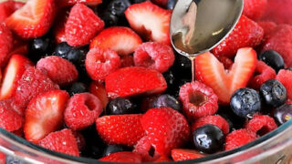 Image for Triple Berry Fruit Salad with Vanilla Simple Syrup