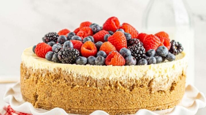 Image for Baked Berry Cheesecake (Triple Berry)