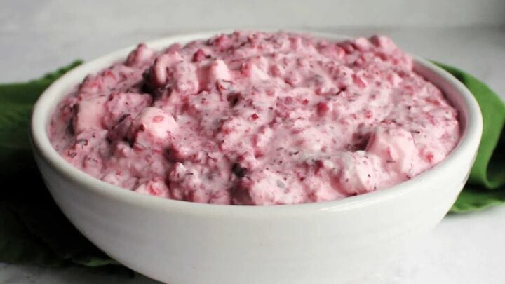 Image for Cranberry Fluff Salad From Fresh Cranberries