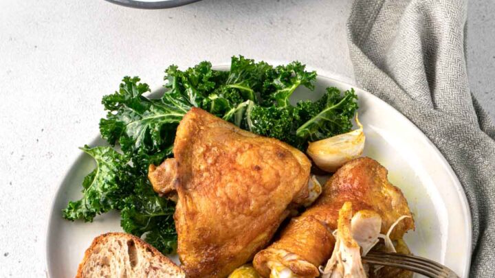 Image for Curried Baked Chicken Thighs with Shallots