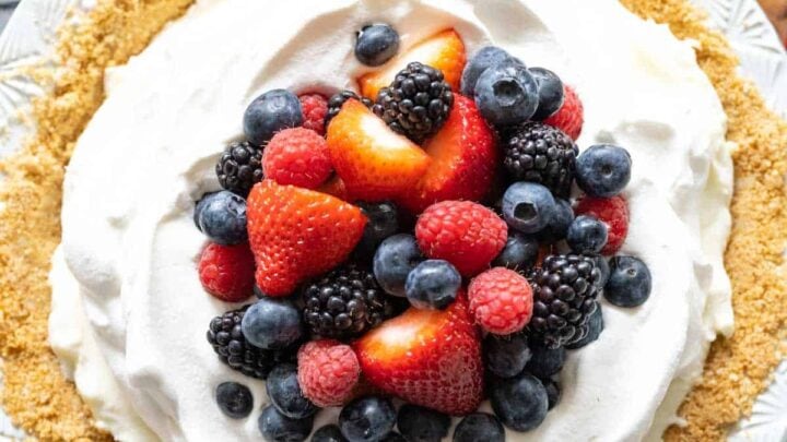 Image for Red White and Blueberry Cream Pie