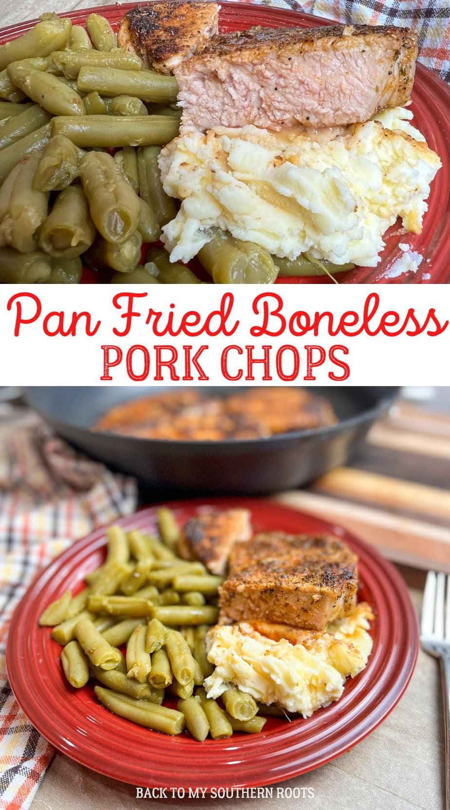 Easy Pan Fried Boneless Pork Chops Back To My Southern Roots