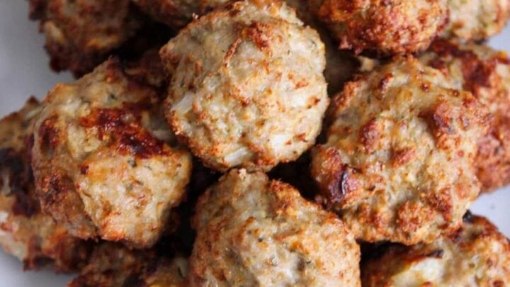 Image for Homemade Air Fryer Turkey Meatballs