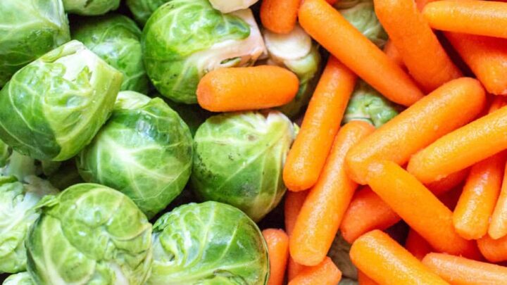 Image for Honey Roasted Baby Carrots and Brussels Sprouts