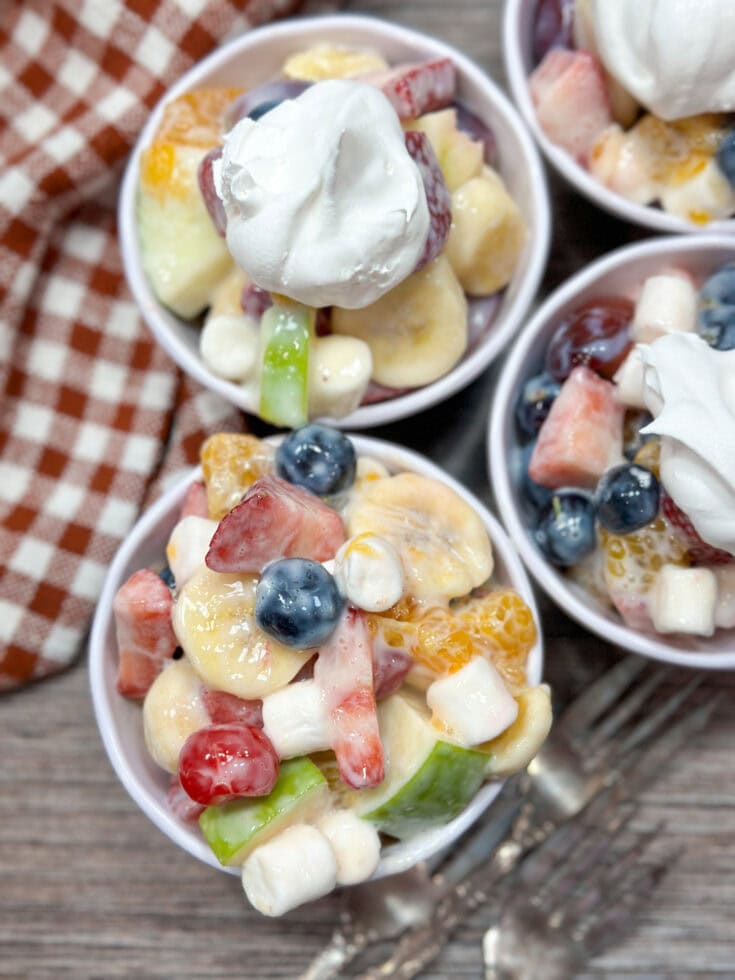 How to Make Fruit Salad With Condensed Milk - Back To My Southern Roots