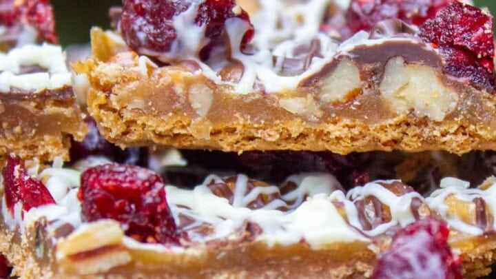 Image for Toffee Bars With Chocolate, Nuts, and Cranberries