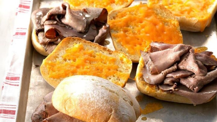 Image for Cheddar French Dip Sandwiches
