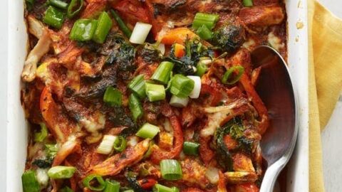 Image for Spinach and Chicken Enchilada Casserole