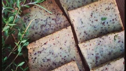 Image for To-Die-For Rosemary & Thyme Cracker Recipe (Gluten-Free)