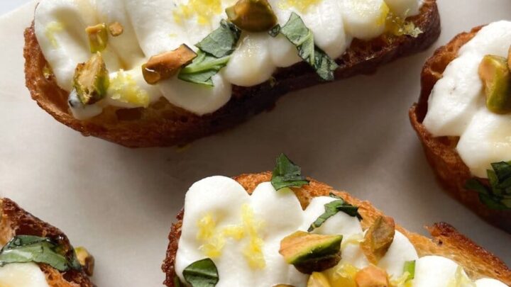 Image for Whipped Ricotta Crostini (with Honey)