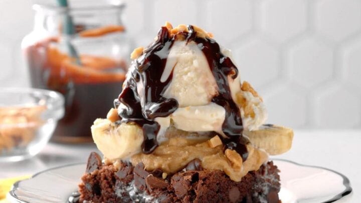 Image for Grilled Banana Brownie Sundaes