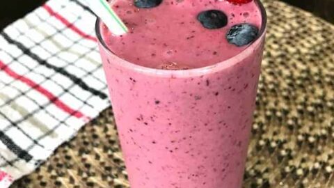Image for Creamy Banana Berry Smoothie
