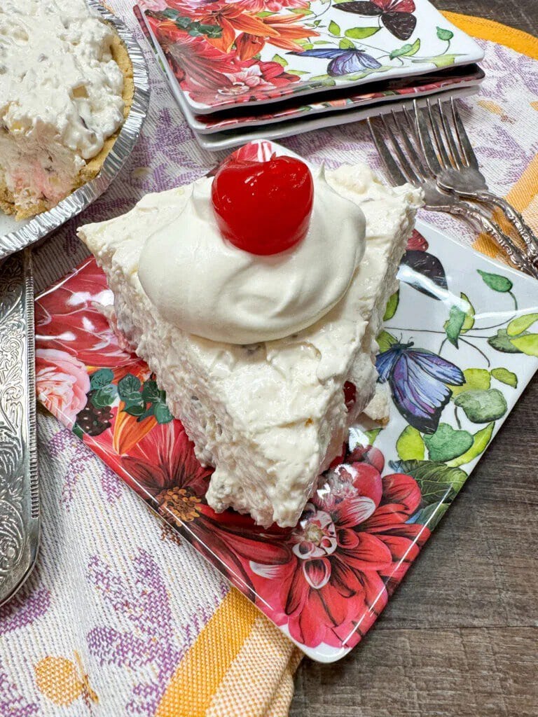 Classic No Bake Millionaire Pie - Back To My Southern Roots