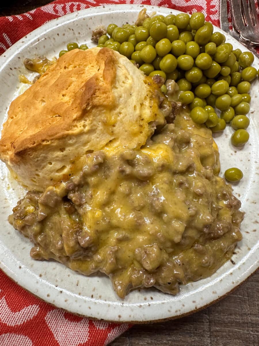 Easy Ground Beef Casserole With Biscuits Back To My Southern Roots