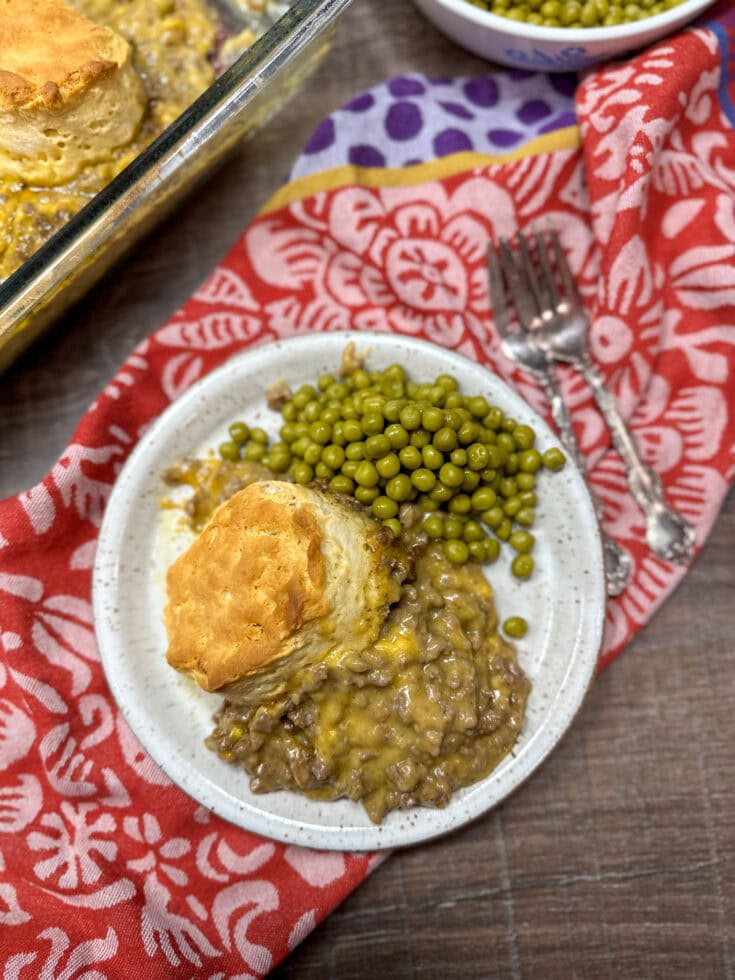 Easy Ground Beef Casserole With Biscuits Back To My Southern Roots
